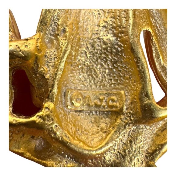 Vtg AJC American Jewelry Three Wise Monkeys Hear No See Speak Evil Brooch Pin - Picture 3 of 5